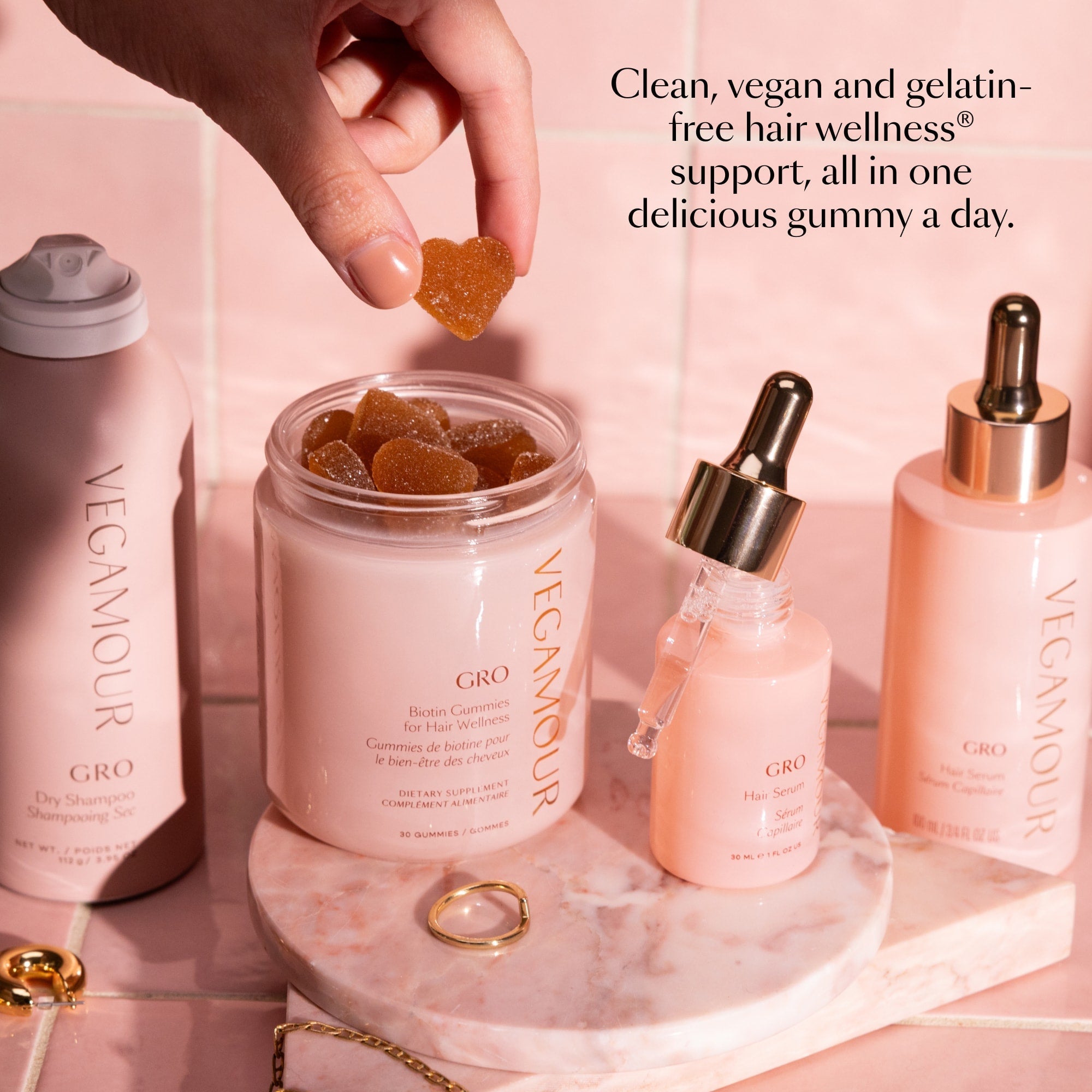 Gummies Biotine GRO pour la santé des cheveux