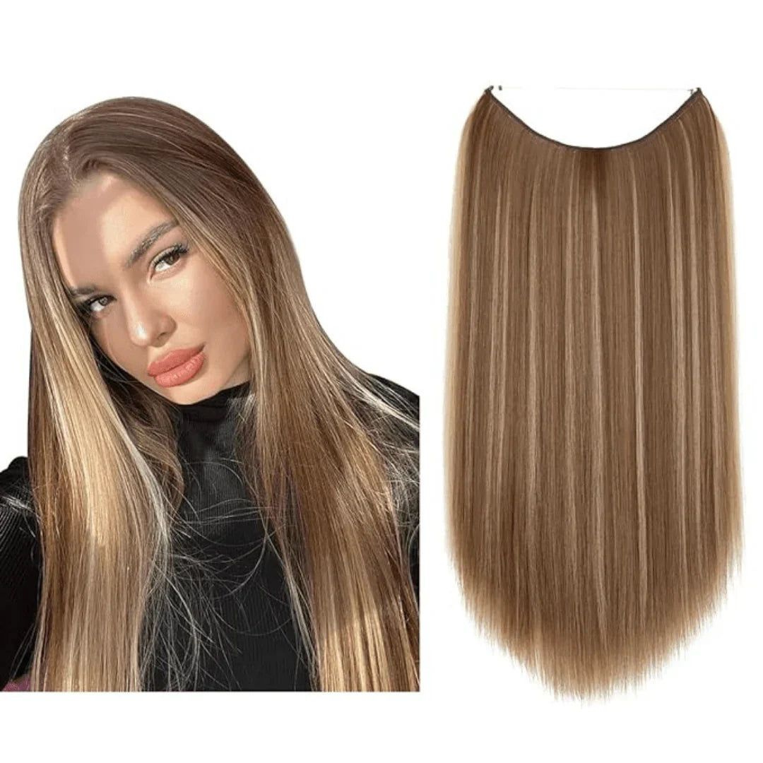 Blond Centré Lisse (45cm)