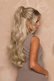 Queue de Cheval Lisse Instantanée - Pince Clip, 30s & Tenue Parfaite