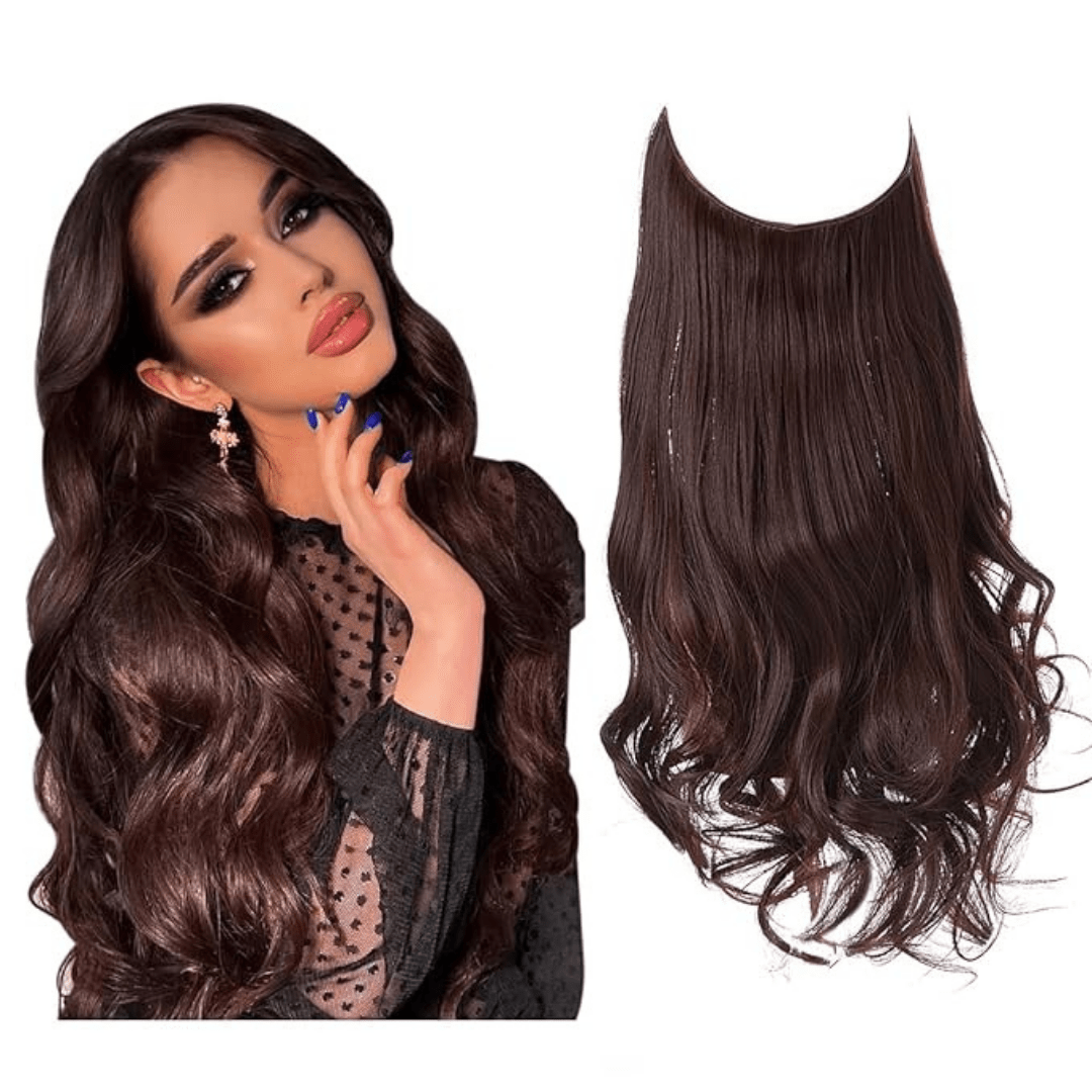 Dark Auburn Wavy (22 Inch)