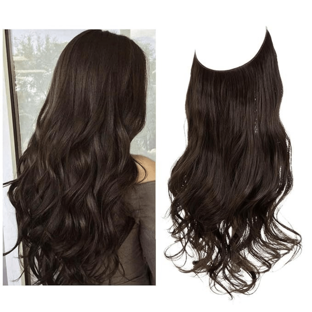 Dark Brown Wavy (22 Inch)