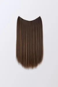 Brun Foncé Aux Reflets Blonds Lisse (55cm)