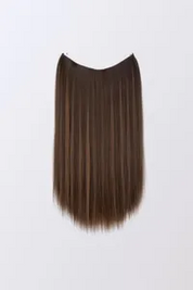 Brun Foncé Aux Reflets Blonds Lisse