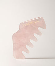 Gua Sha en Quartz Rose