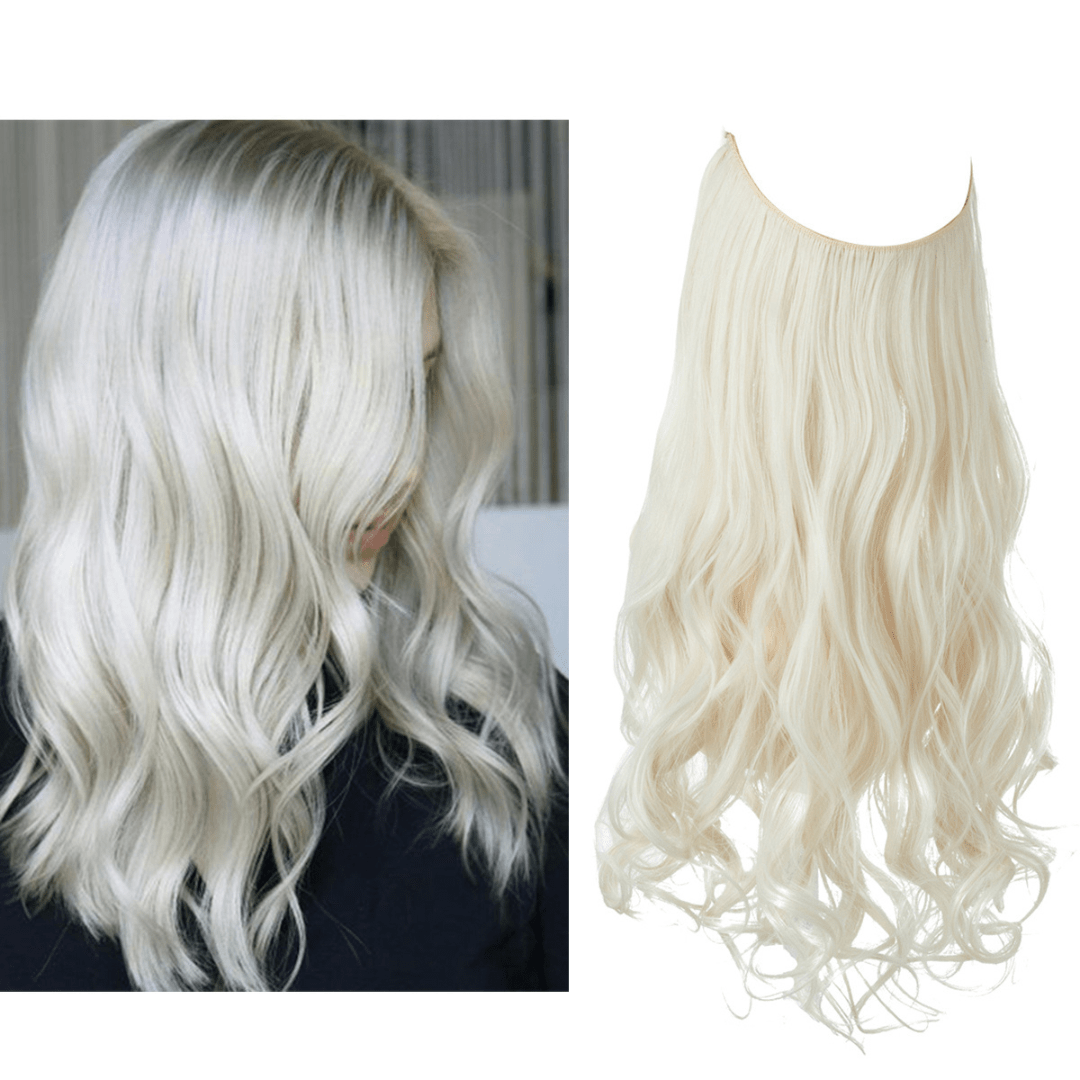 Platinum Blonde Wavy