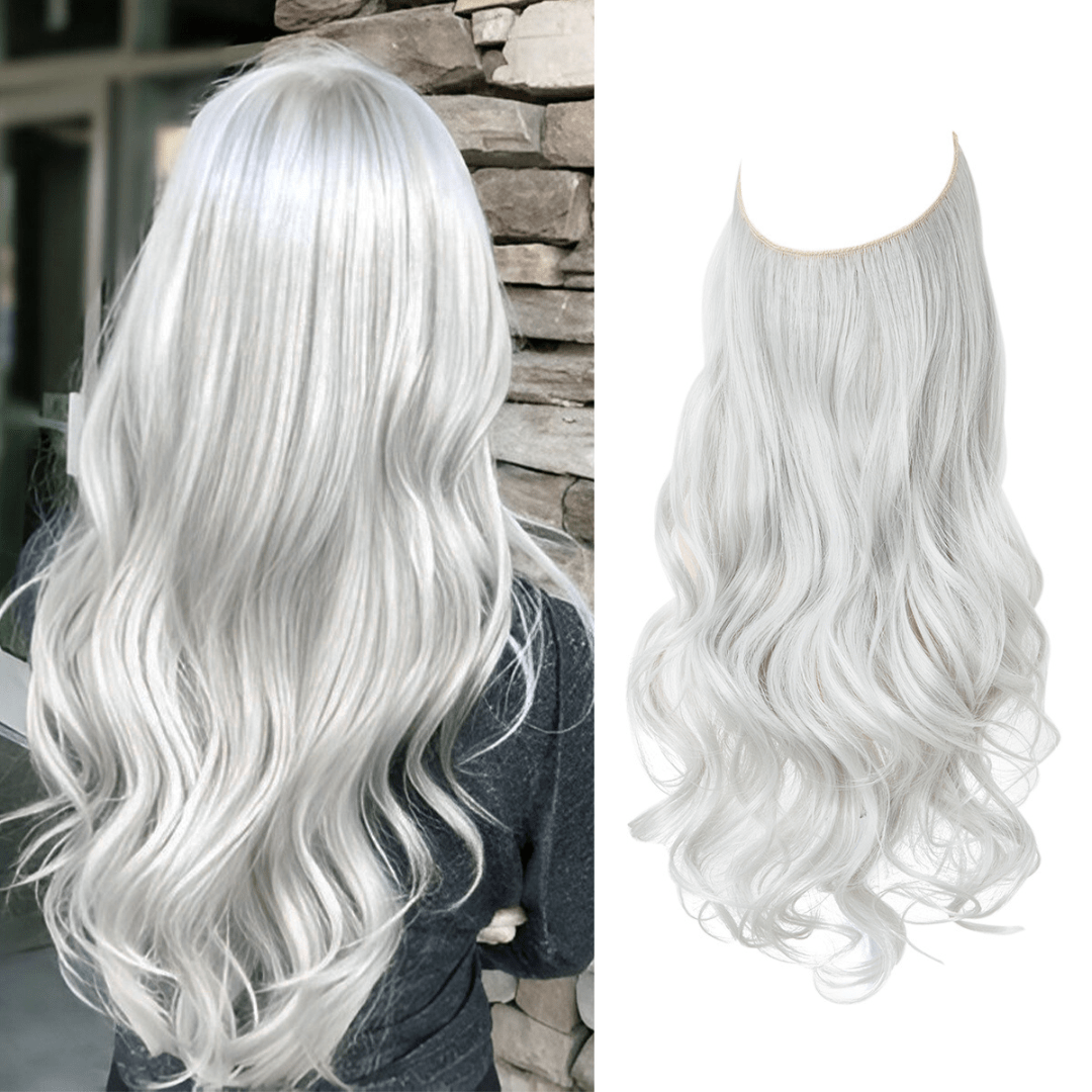 Silver Light Grey Wavy (14 Inch)
