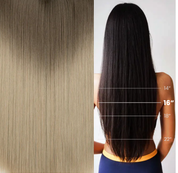 Brown to Ash Blonde Straight (16 Inch)