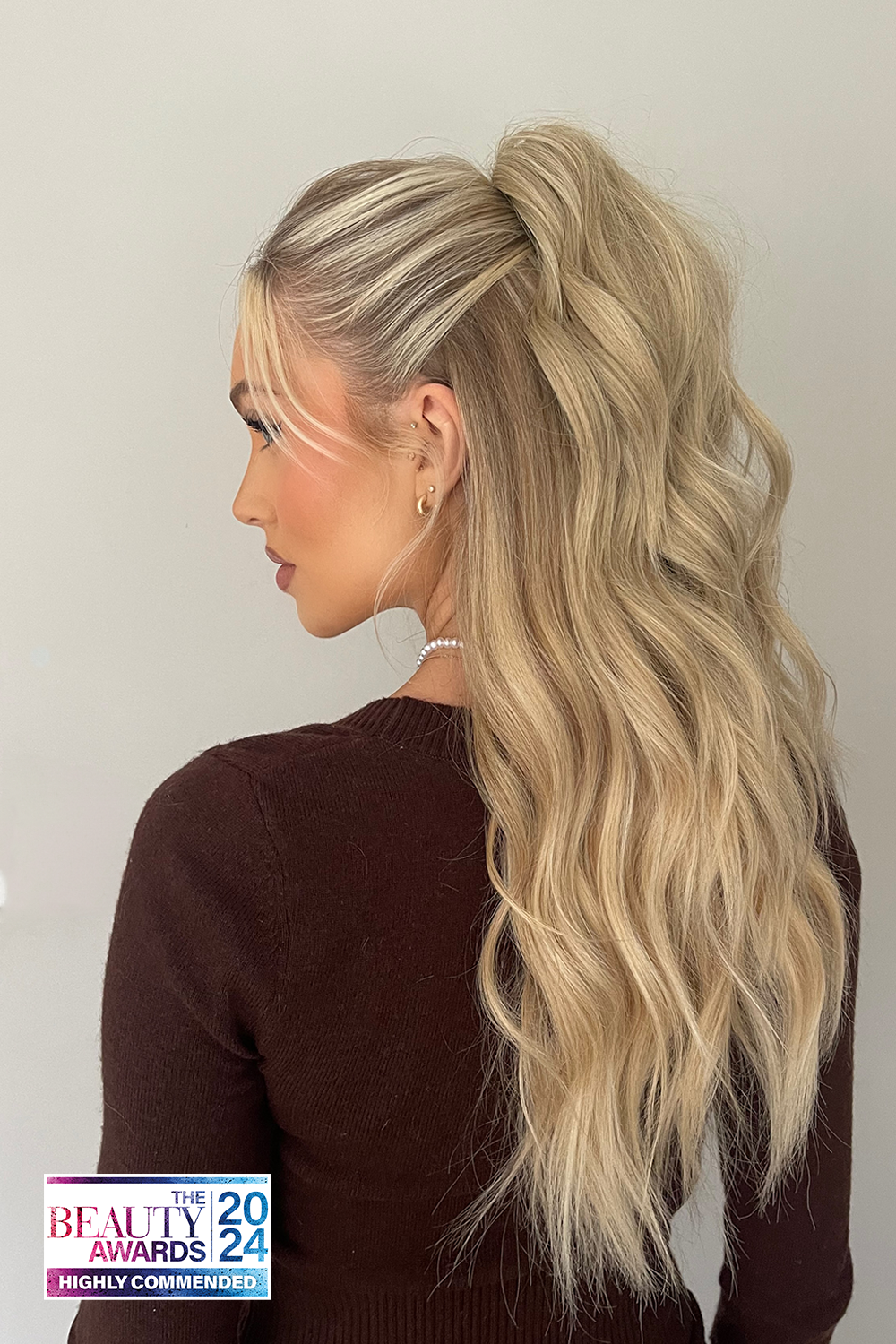 Queue de Cheval Ondulée Instantanée - Pince Clip, 30s & Volume Bohème